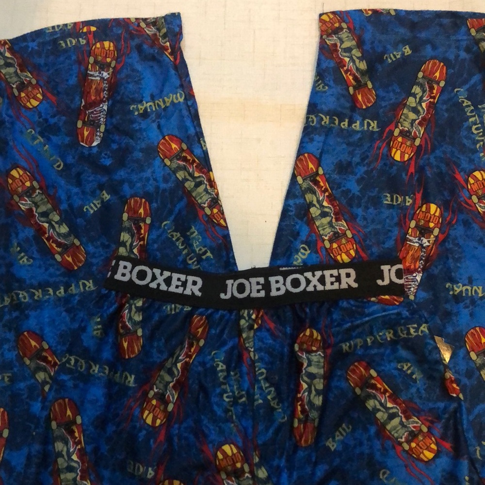 Pajama pants Skateboard Ripper Gear boys new size 8 Joe Boxer polyester flannel